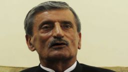 Pakistani Railway Minister Ghulam Ahmad Bilour, pictured in 2011, says he'd give $100,000 to the person who kills the anti-Islam filmmaker.