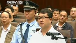 Former police chief Wang Lijun during his trial in Chengdu, in southwest China's Sichuan province, September 18, 2012.