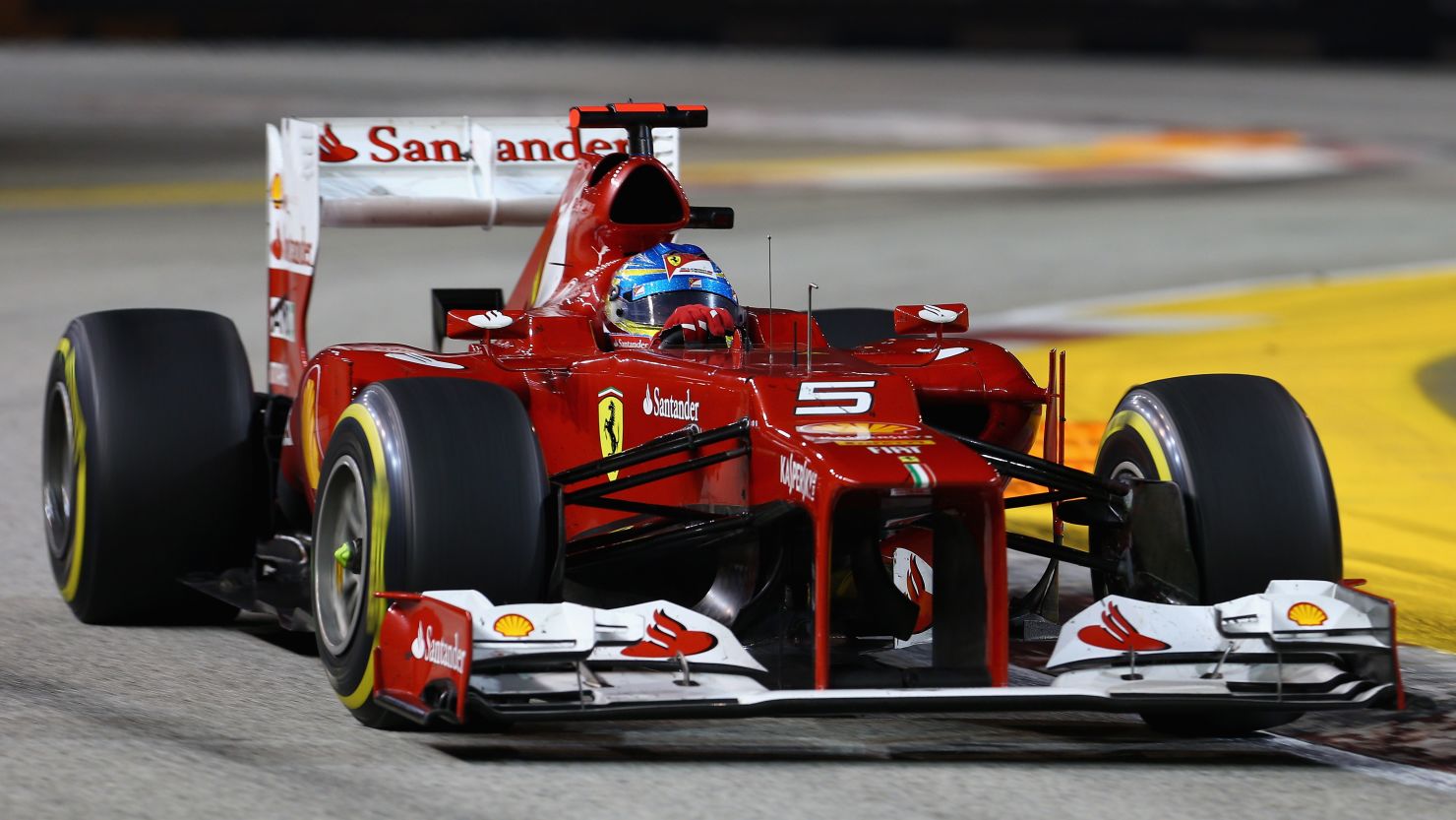 Ferrari's Fernando Alonso won back-to-back titles with McLaren in 2005 and 2006.
