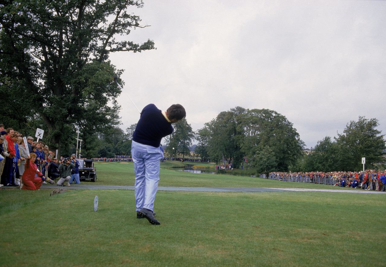 Ballesteros famously drove the par-four 10th at The Belfry in 1985 as he inspired the European team to their crushing victory over the U.S. 