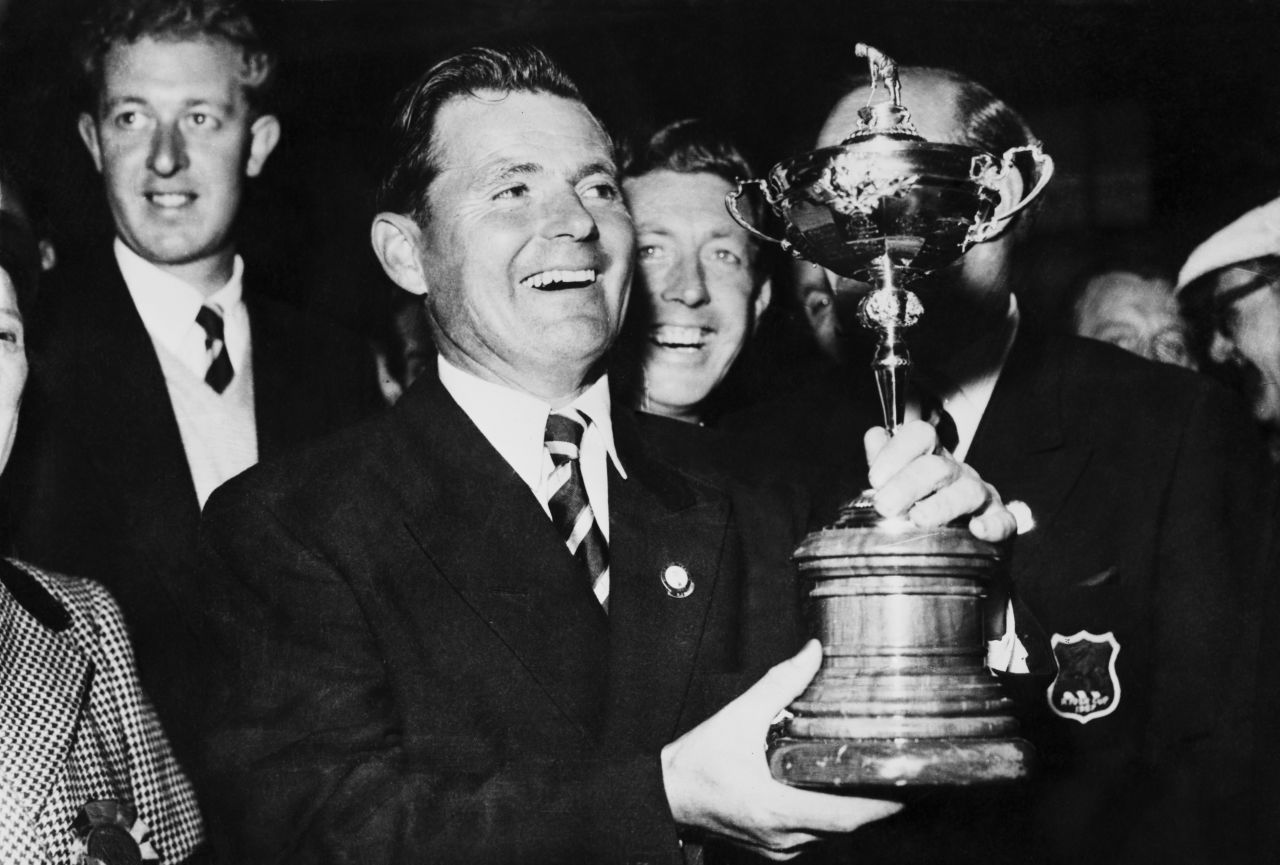 A very rare victory for Great Britain and Ireland saw a team led by Dai Rees capture the trophy at Lindrick in 1957 but the U.S. quickly regained the trophy and held it until 1985.