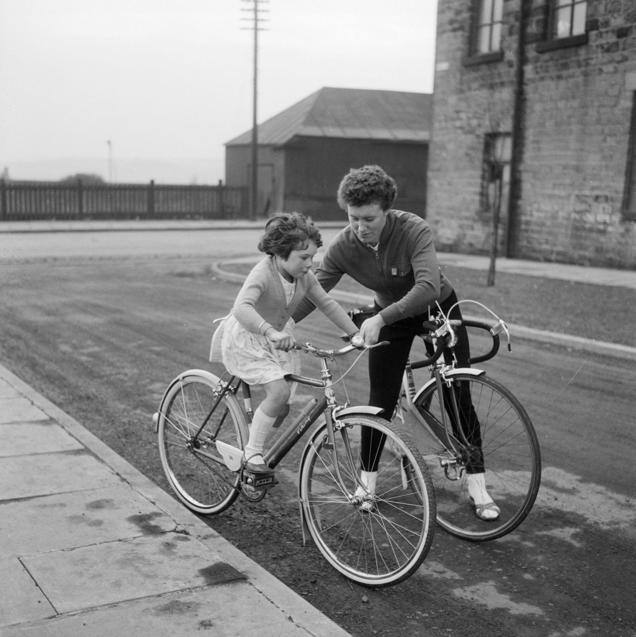 British cyclist Beryl Burton beat all competitors, including men, in a 12-hour continuous cycle race in Otley, West Yorkshire, in 1967. Mother and daughter, pictured in 1963, later raced together in the 1972 world championships. 