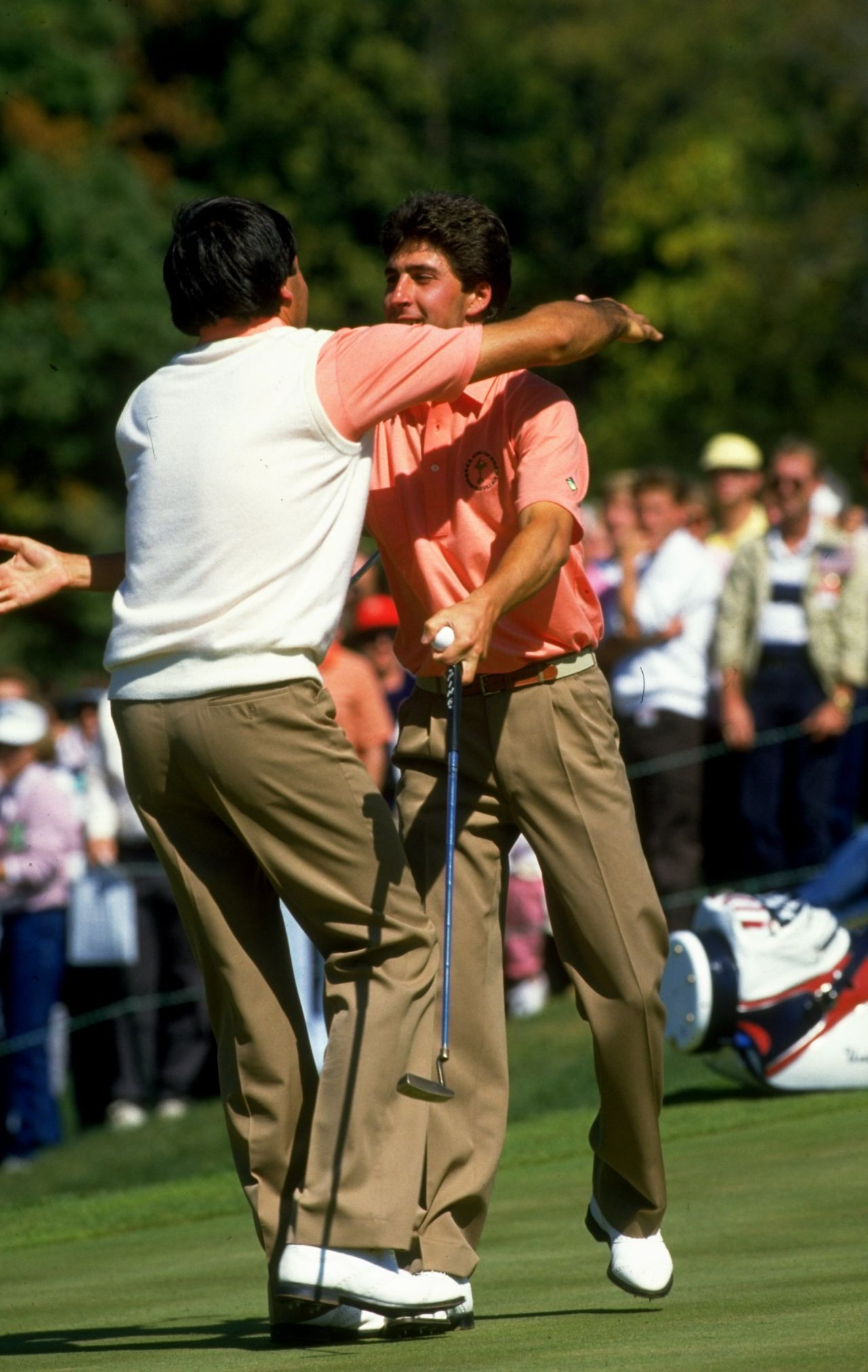 When mentioning Europe and the Ryder Cup, it is almost impossible not to think of Olazabal and the late, great Seve Ballesteros. The Spanish duo played together in the competition for the first time in 1987, when Europe retained the trophy in Ohio.