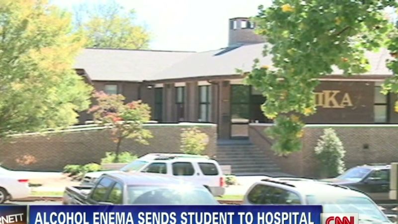Alcohol ‘enema’ sends student to hospital