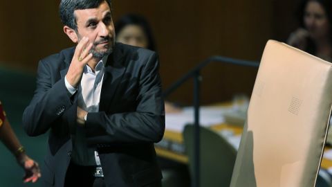 Iran's President Mahmoud Ahmadinejad cannot run for a third straight term. 