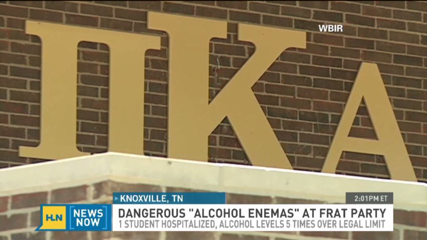 Tennessee Fraternity Suspended After Alcohol Enemas Cnn