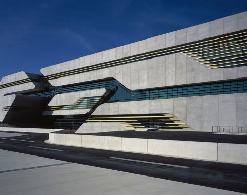 One of her most recent projects is the <a href="http://www.zaha-hadid.com/architecture/pierrevives/" target="_blank" target="_blank">Pierresvives building</a> for the Department de l'Herault in Montpellier, France. Her design was inspired by rock crevices, and the resulting interplay of light. 
