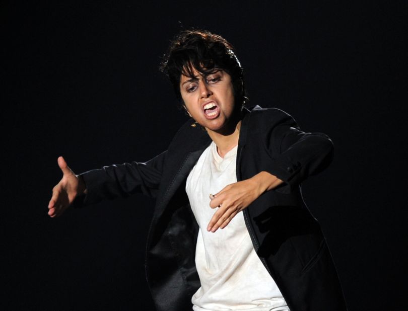 Lady Gaga surprised many at the 2011 MTV Video Music Awards as she channeled her foul-mouthed, whisky-drinking, chain-smoking male alter-ago, Jo Calderone.  