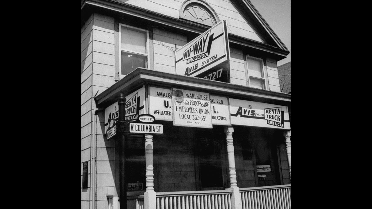 An office for Teamsters union local chapters that Hoffa set up.