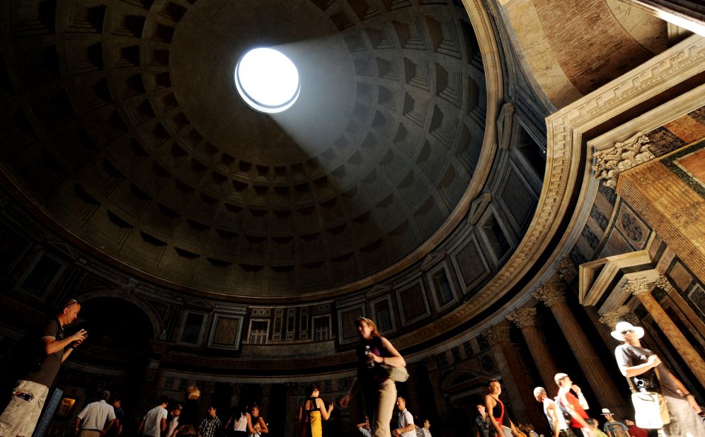 Archaeo-astronomers have concluded that the Pantheon was designed so that the portico is flooded with light at the equinox. "That is the beauty of architecture," quips Koolhaas, "364 days of the year it doesn't work, and it's still wonderful."