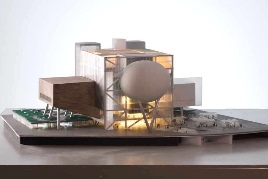 Koolhaas has also designed the Taipei Performing Arts Center (model pictured), currently under construction. "Architecture is always marshalling possibilities from all directions to do something that hasn't happened before," he says. "Not for the hell of it, not for your ego but to create a degree of progress and make life more adventurous and give a sense of drive to society as a whole."