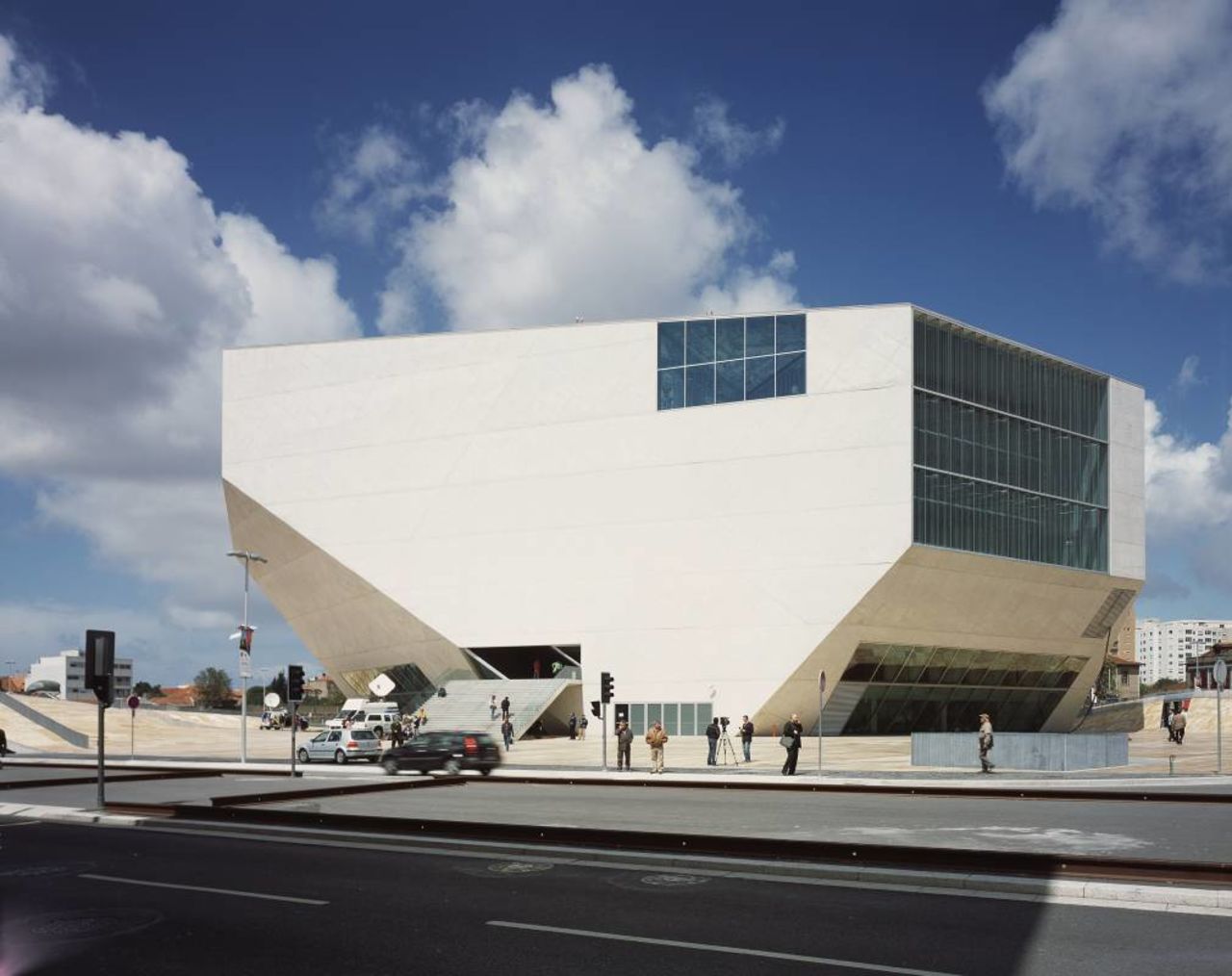 The <a href="http://www.casadamusica.com/Default.aspx?langSite=eng" target="_blank" target="_blank">Casa da Musica</a> in Porto, Portugal, won Koolhaas the <a href="http://www.pritzkerprize.com/" target="_blank" target="_blank">Pritzker Prize</a> in 2000.