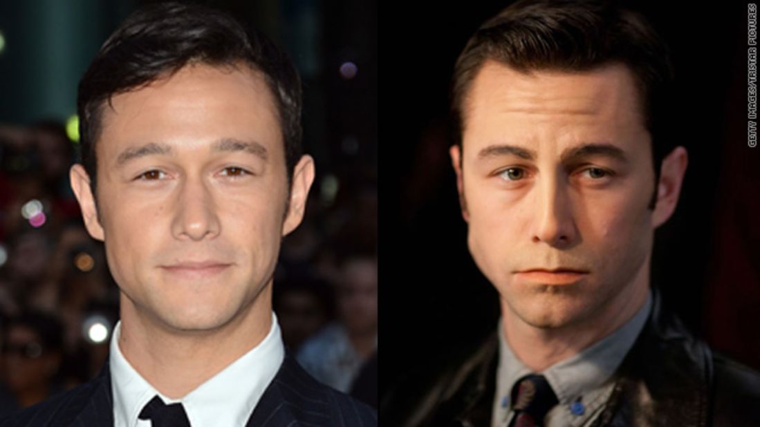 In "Looper," Joseph Gordon-Levitt was made up to look more like his co-star, Bruce Willis.