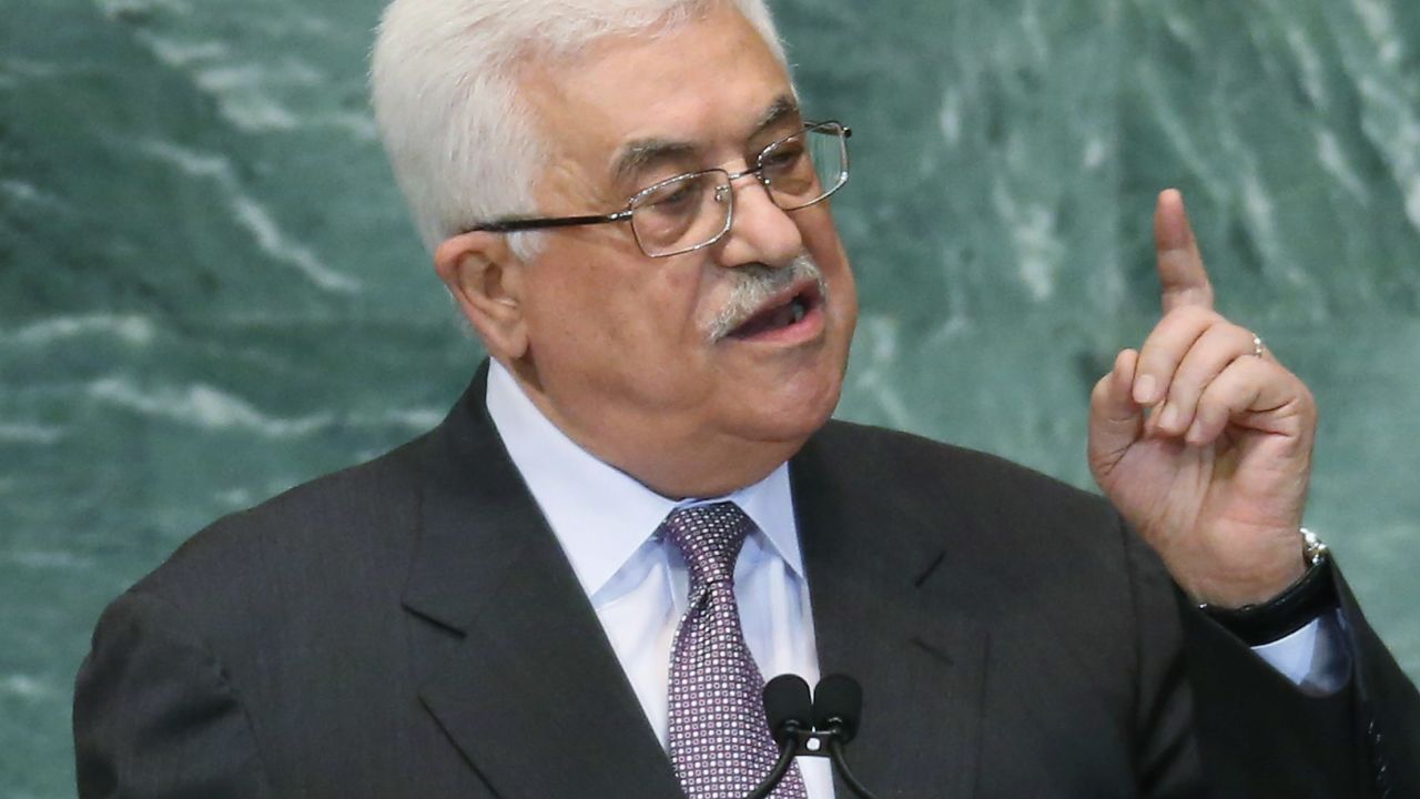 Mahmoud Abbas, president of the Palestinian Authority, is asking the U.N. General Assembly for nonmember state status.