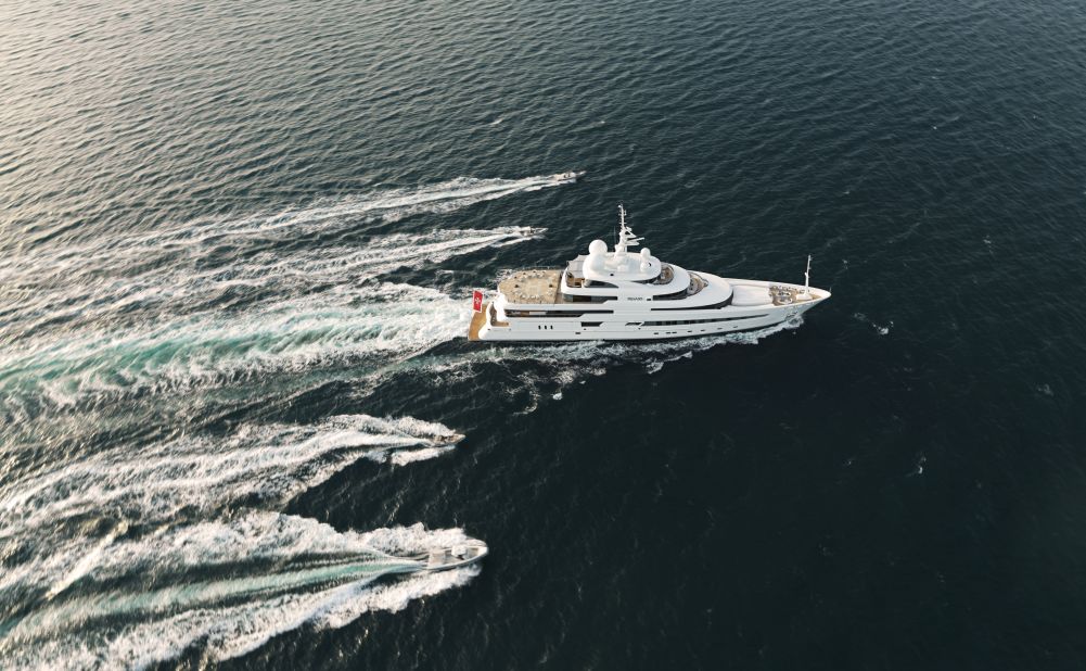 According Alex Flemming, CEO of Marine Pegaso, the yacht's management company, anybody can rent a superyacht in the south of France, drink champagne and have a lovely time but, he says, "suddenly people are going: 'Hang on a second, I can go somewhere and do some good.'" 