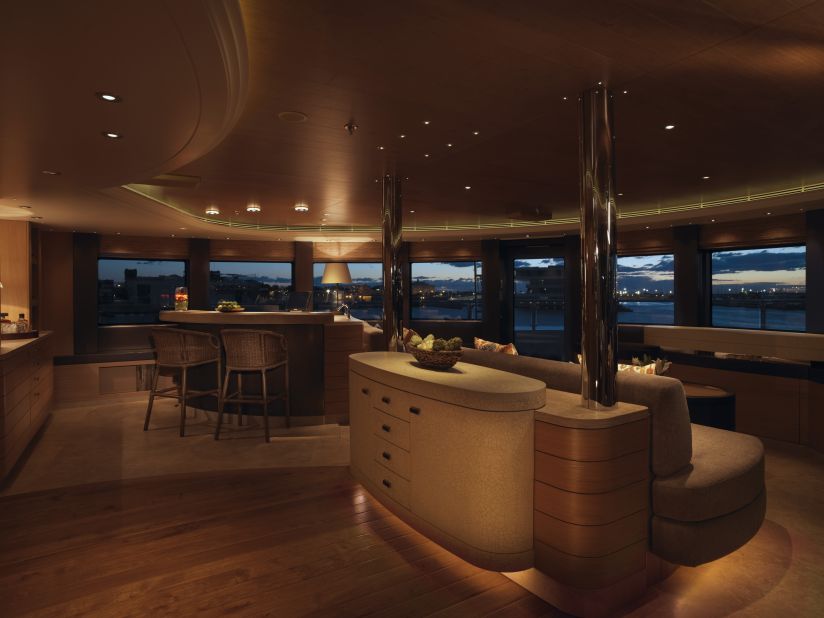 The owner, an accomplished diver and advocate of ocean preservation, wanted to design a boat which would unite luxury travel and significant scientific research.