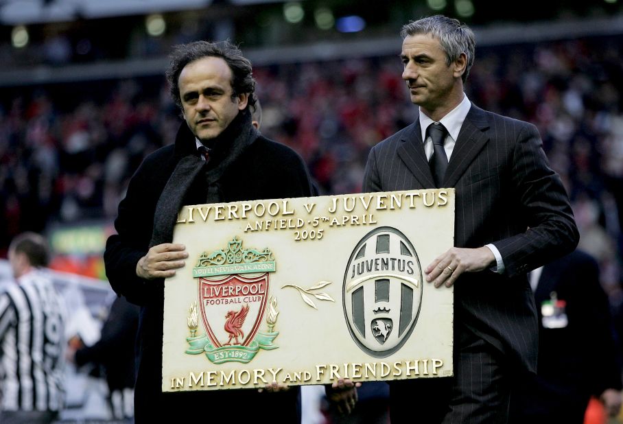 Striker Ian Rush, right, spent one season at Juve in 1987-88 between two spells at Liverpool. Before the first leg of the 2005 quarterfinal at Anfield, Liverpool supporters held up a mosaic to form the word "Amicizia" (friendship). Some of the visiting Juve fans applauded, but many turned their backs in disgust. There is also a Heysel memorial plaque at Liverpool's Anfield Stadium.