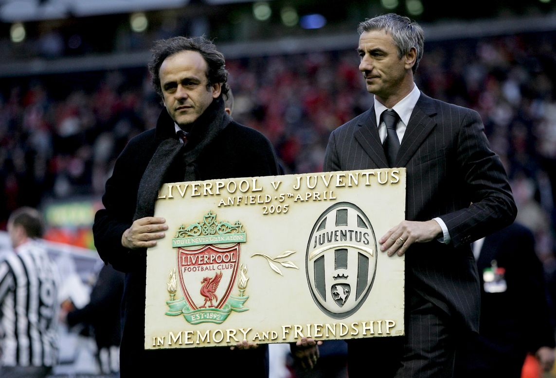 Striker Ian Rush, right, spent one season at Juve in 1987-88 between two spells at Liverpool. Before the first leg of the 2005 quarterfinal at Anfield, Liverpool supporters held up a mosaic to form the word "Amicizia" (friendship). Some of the visiting Juve fans applauded, but many turned their backs in disgust. There is also a Heysel memorial plaque at Liverpool's Anfield Stadium.