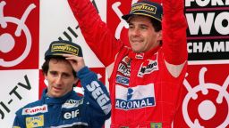 Ayrton Senna and Alain Prost were long-time rivals before they became teammates at McLaren. 