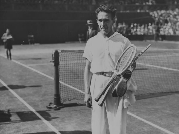 Despite being two sets and 5-1 down in his semifinal, Frenchman Henri Cochet managed to win the 1927 Wimbledon title. He stunned the world No. 1, American Bill TiIden, in the semis before repeating his escapology act in the final, trailing by two sets once more and surviving six match points before rallying to win in five sets for a third successive game.