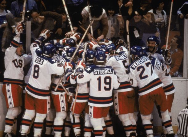 Having won the last four gold medals, the Soviet Union were hot favourites to win ice hockey gold at the 1980 Winter Olympics. Few expected Team USA - made up of amateur and college players - to stop them but they defied the odds to beat the Soviets 4-3 in a semifinal which became known as 'The Miracle on Ice.' They went on to win gold against Finland in the final.