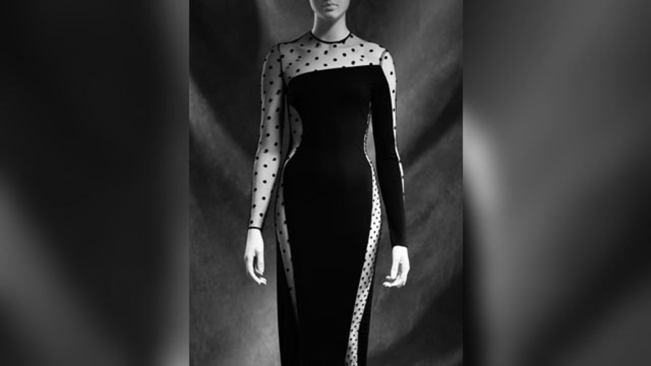 Talley believes the image of Stella McCartney wearing this dress is so elegant as to approach definitive black dress status.