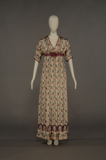 The Kobe Fashion Museum displays garments from across the globe,  including this 1912 day dress from French designer Paul Poiret.