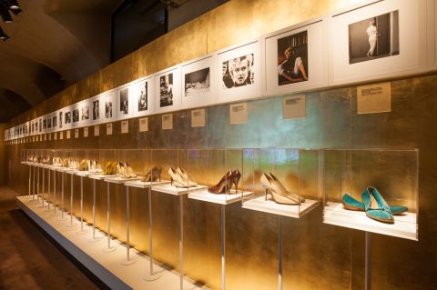 Through January 28, 2013, fashion and film lovers can view the Ferragamo-created footwear Marilyn Monroe wore — and view an incredible collection of the star's photos — at Museo Salvatore Ferragamo. 