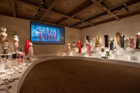 The "Marilyn" exhibit features dozens of the Hollywood legend's Ferragamo-designed shoes, apparel from her wardrobe and photographs depicting her day-to-day life. 