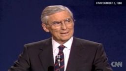  Sen. Lloyd Bentsen during a 1988 debate