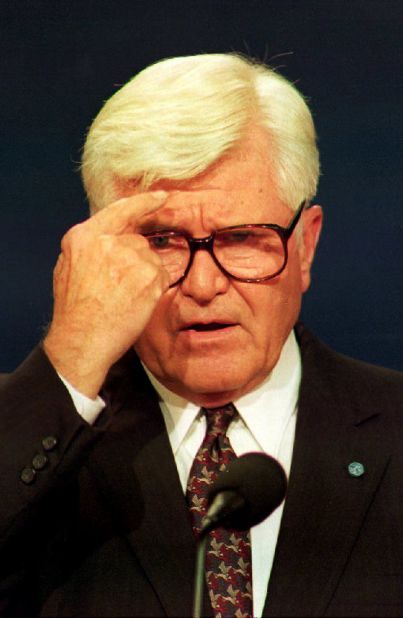 In 1992, Ross Perot running mate James Stockdale's "Who am I? Why am I here?" vice presidential debate opener brought laughter from the audience.