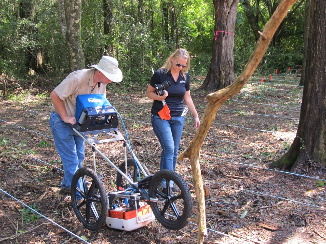 During the original investigation, forensic anthropologists used ground penetrating radar to find out how many remains were buried.