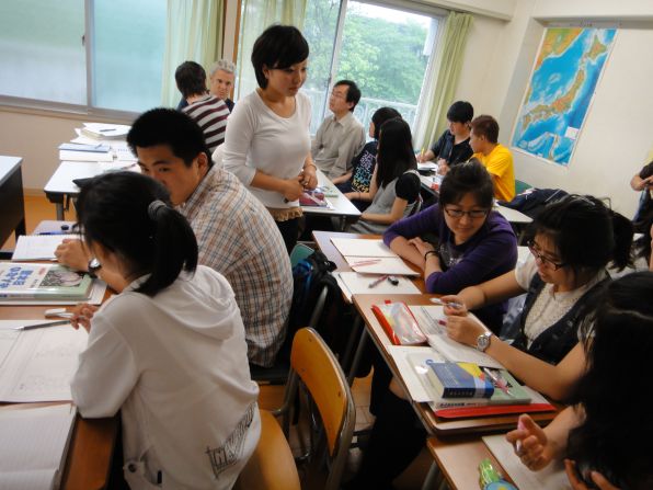 Beginners, intermediate learners and advanced speakers all study at the Kyoto Minsai Japanese Language School in Kyoto, which offers short- and long-term classes.