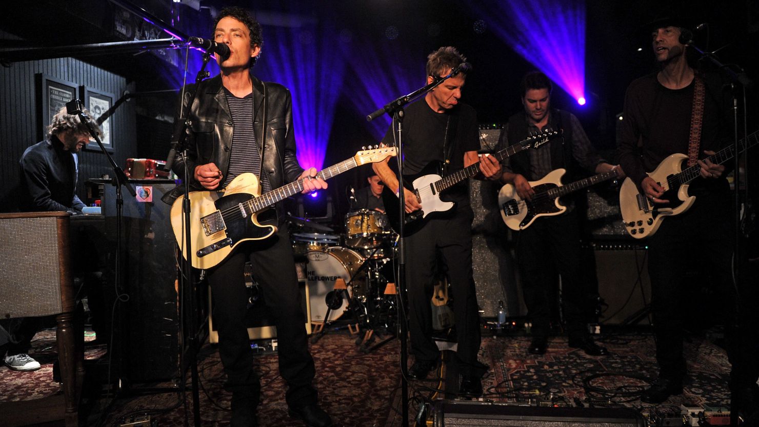 Jakob Dylan, left, and the Wallflowers are back with a new album, "Glad All Over."