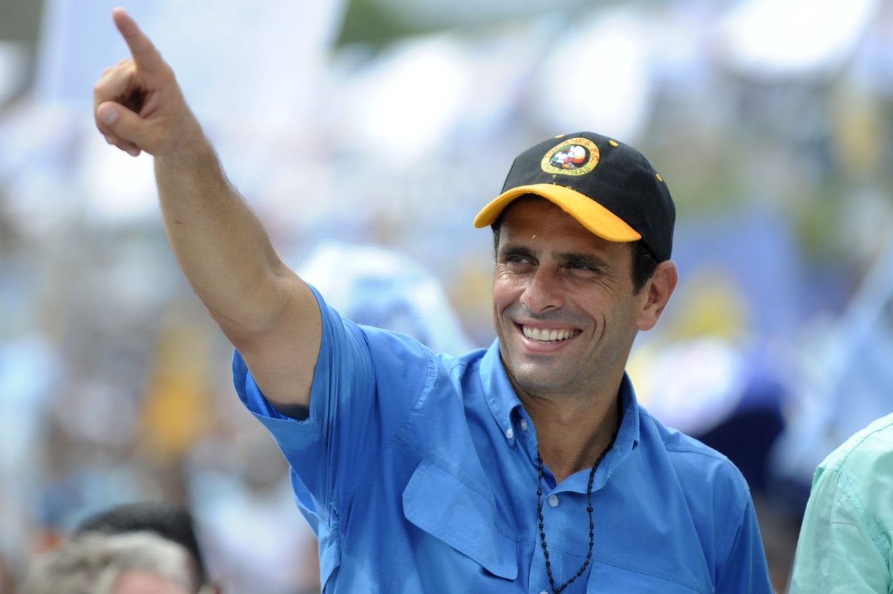 "Venezuelans are looking for a new way," Capriles told his supporters. "It's been 14 years of the same government. This government has already completed its cycle and has nothing more to offer. They're only recycling promises."