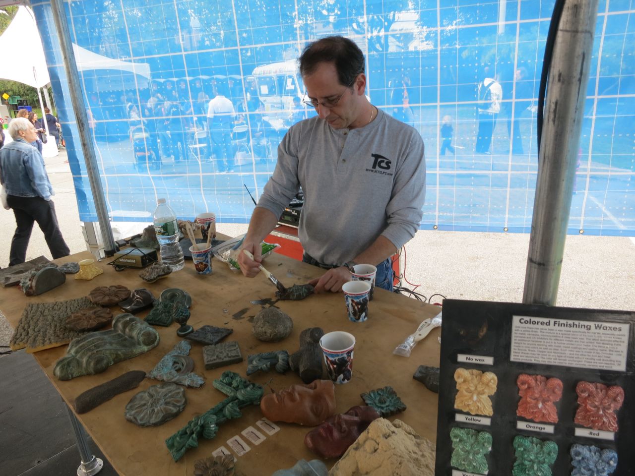 Special-effects expert Marc Fields (pictured) hosted a seminar explaining how to create movie props.