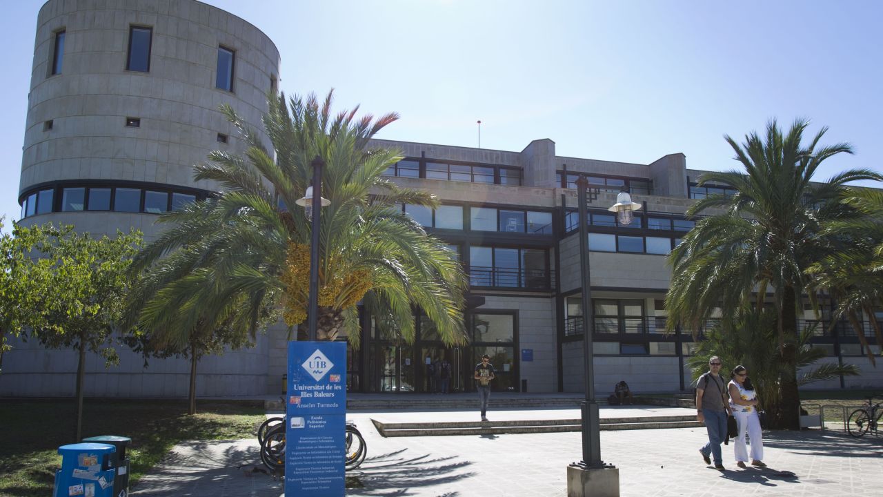 Police say the suspect planned his attack at the University of the Balearic Islands, pictured here.