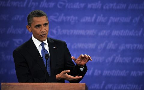 Obama defended his record and challenged his rival's proposals.