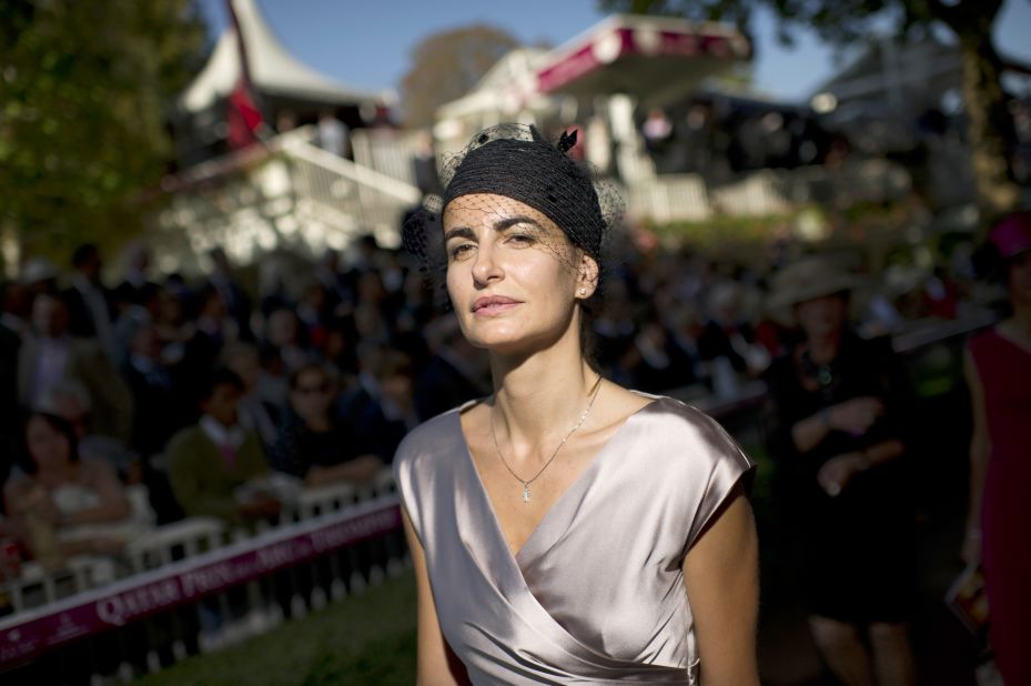 Spanish model Irene Salvador set the tone last year in a 1920s-inspired ensemble. The French race attracts a more demure style than the extroverted costumes seen at Britain's Royal Ascot.