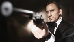 Daniel Craig poses after bering unveiled as the next actor to play the legendary British secret agent James Bond for "Casino Royale" in October 2005.