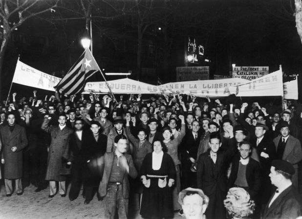 Catalan customs and the region's language were aggressively repressed by general Franco during the Spanish Civil War, which was fought between 1936 and 1939.