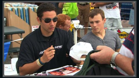 Sergio Peña has dreams to make it big in NASCAR.