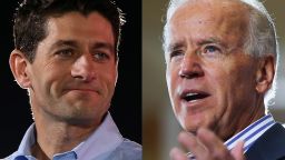 Republican vice presidential candidate Paul Ryan, left, will debate Vice President Joe Biden in Danville, Kentucky, on Thursday, October 11.