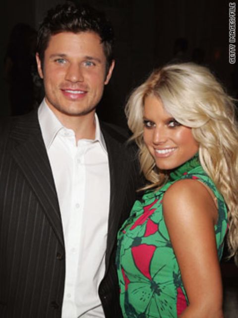 MTV "Newlyweds" Jessica Simpson and Nick Lachey split in 2005 after their three-year marriage.