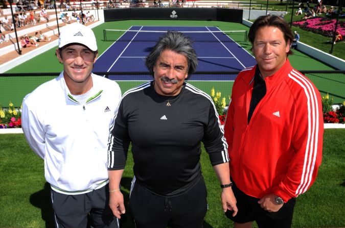 Darren Cahill (left) and Gil Reyes worked together to keep Agassi at the top of his game. "After a tournament, Darren [Agassi's former coach] would often say: 'get him in the gym, because I see a different guy on the court when he's been in the gym,'" Reyes said.