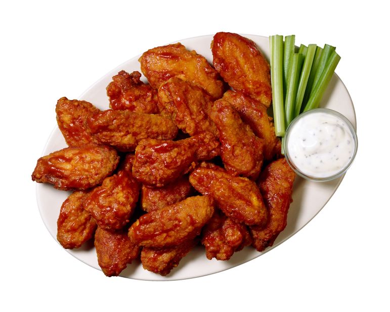 51% of U.S. adults who eat chicken wings said they typically like to eat their wings with ranch dressing, according to a new <a href="http://www.nationalchickencouncil.org/americans-eat-1-25-billion-chicken-wings-super-bowl/" target="_blank" target="_blank">National Chicken Council</a> poll conducted online in January 2014 by Harris Interactive.