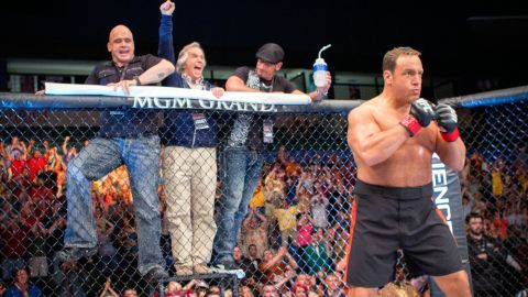 Kevin James stars as a biology teacher/MMA fighter in "Here Comes the Boom."