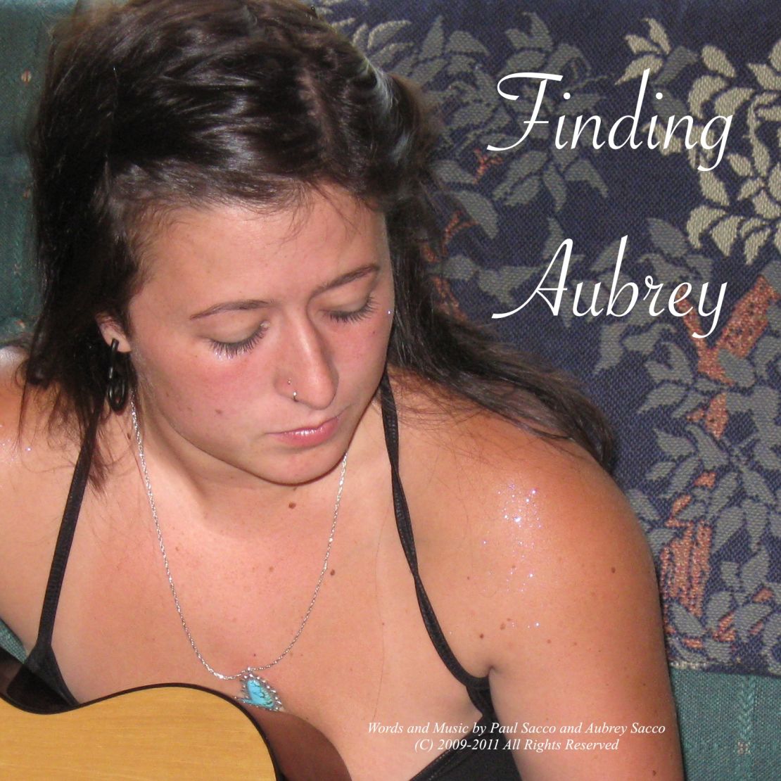 The album includes three songs that Aubrey herself recorded before she took her trip.