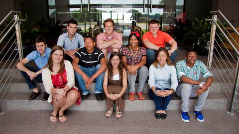 Melissa Stegner, front row, second from right, is among MADD's first Power of You(th) teen influencers.
