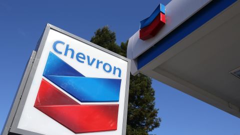 A Chevron gas station in San Rafael, California, is pictured on July 27.